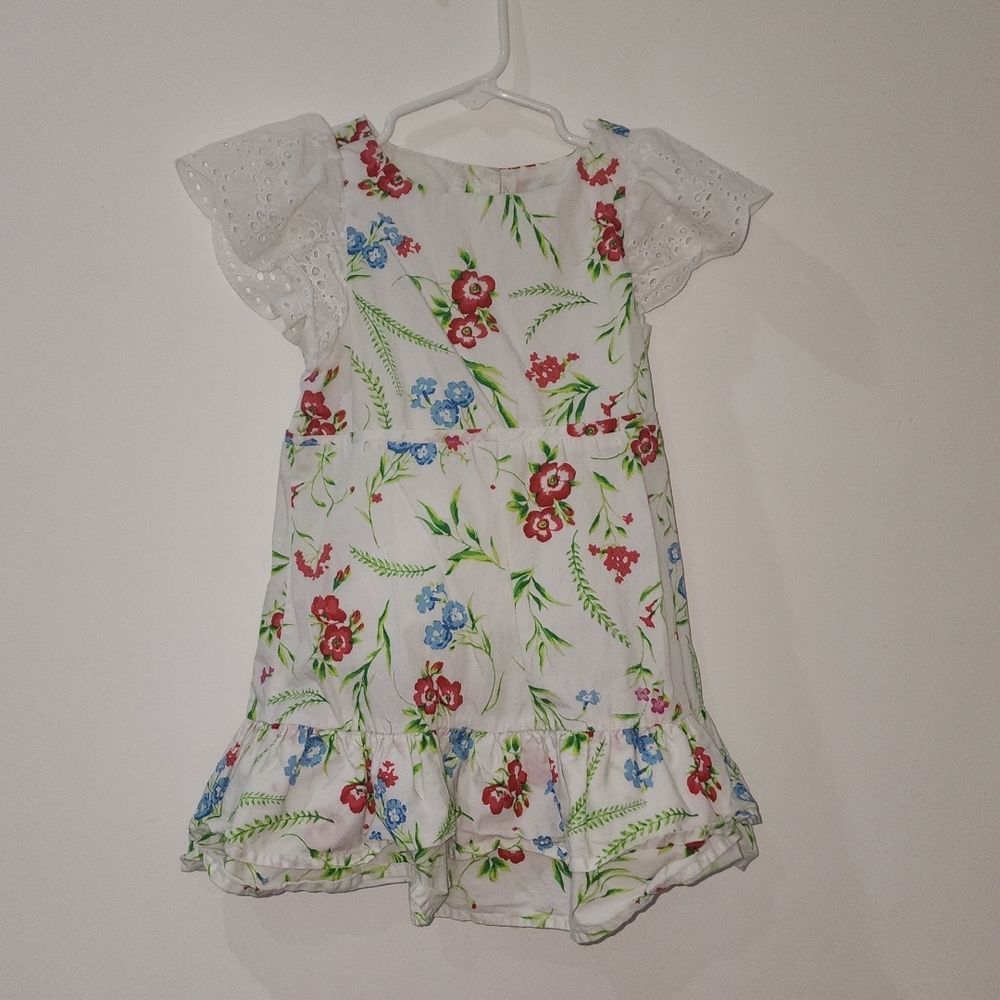 Janie and Jack 2T toddler girl flower ruffles dress
